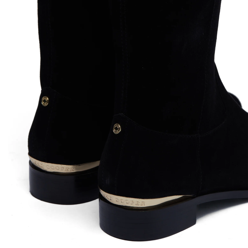 Holland Cooper Albany Knee Boot - Black Suede-6